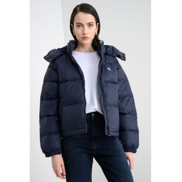 Geaca cu gluga si puf