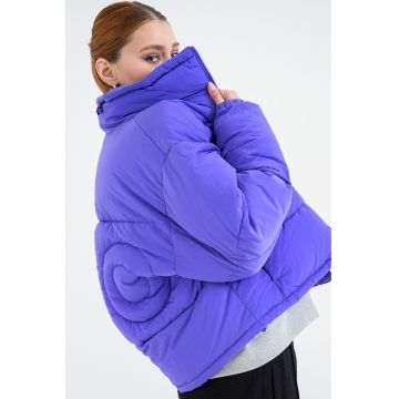 Geaca cu vatelina si guler inalt Fortuna