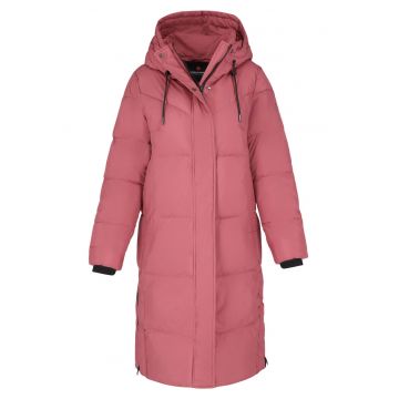 Geaca de iarna matlasata lunga - cu gluga - dreapta - dama -  J-Diuna - roz Geaca de iarna matlasata lunga - cu gluga - dreapta - dama -  J-Diuna - roz