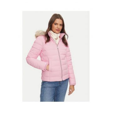 Geaca de puf dama -  roz - material sintetic - Geaca de puf dama -  roz - material sintetic -