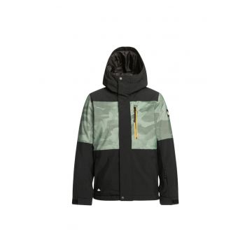 Geaca de snowboard  Mission - verde - 100% poliester - impermeabila - respirabila -