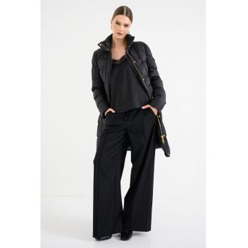 Geaca lunga cu vatelina