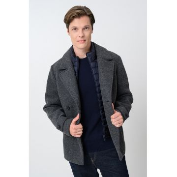 Haina scurta 2in1 din amestec de lana Claudio