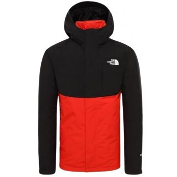 Jacheta barbati  Mountain Light - poliester - impermeabila - portocaliu/negru - Jacheta barbati  Mountain Light - poliester - impermeabila - portocaliu/negru -