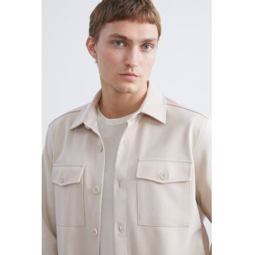 Jacheta-camasa cu buzunare - Bej deschis