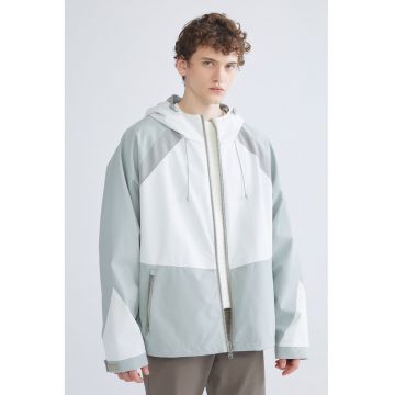 Jacheta cu fermoar si gluga Jacheta cu fermoar si gluga