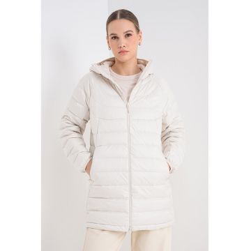 Geaca cu umplutura de puf si gluga Powder Lite