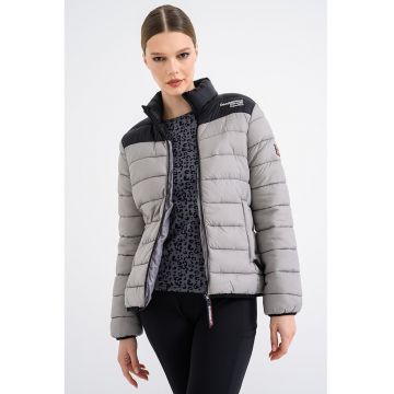 Geaca cu vatelina si logo