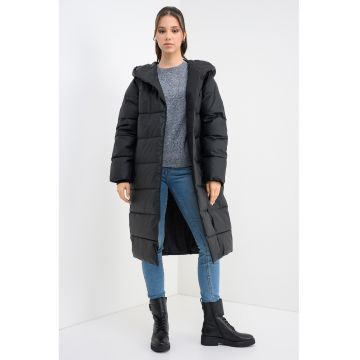 Geaca lunga cu vatelina