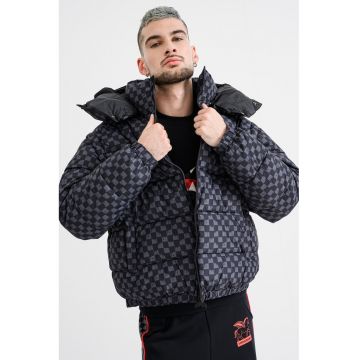 Jacheta cu vatelina - maneci detasabile si gluga