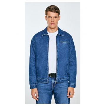 Jacheta de blugi cu fermoar - captusita - Malcom