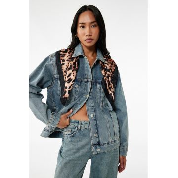 Jacheta regular fit din denim