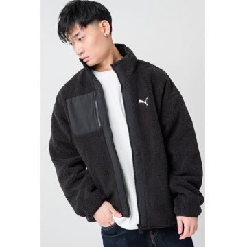 Jacheta reversibila din blana sintetica sherpa