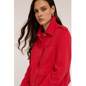 Jacheta uni cu buzunare cu clapa