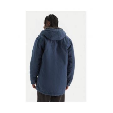 Parka barbati -  bleumarin - 100% bumbac -