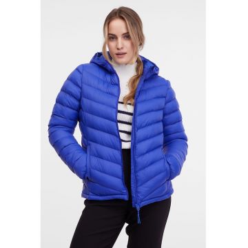 Geaca matlasata cu buzunare oblice