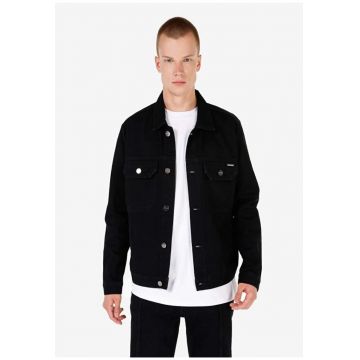 Jacheta barbati -  regular fit - bumbac - negru -