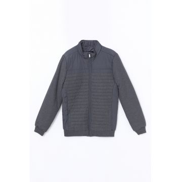 Jacheta bomber cu aspect matlasat