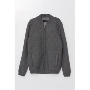 Jacheta bomber cu buzunare laterale