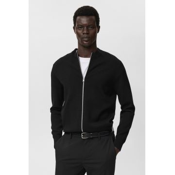 Jacheta bomber cu fermoar