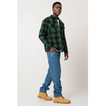 Jacheta-camasa in carouri cu nasturi