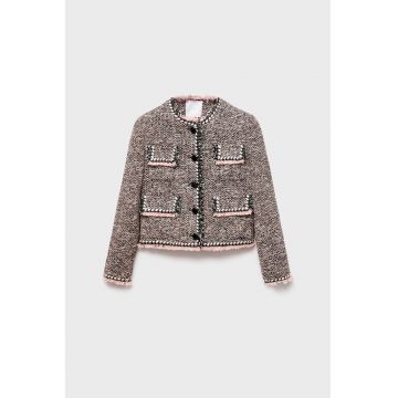 Jacheta crop cu nasturi