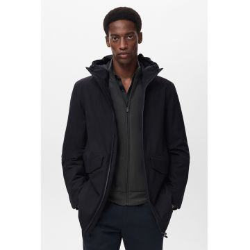 Jacheta cu gluga si buzunare laterale