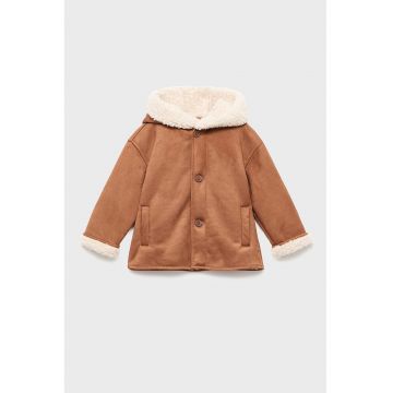 Jacheta cu maneci cazute si gluga