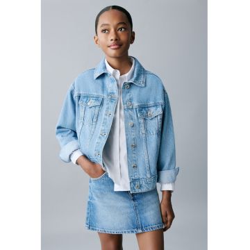 Jacheta regular din denim