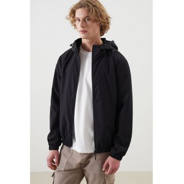 Jacheta regular fit cu gluga