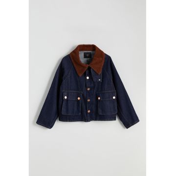 Jacheta supradimensionata de denim