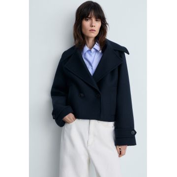 Palton cu doua randuri de nasturi