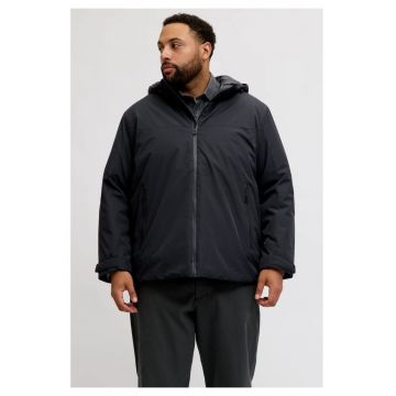 Plus Jacheta de tranzitie - barbati big size - cu gluga si croiala Regular fit