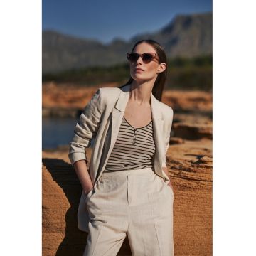 Sacou din in elegant - Bej