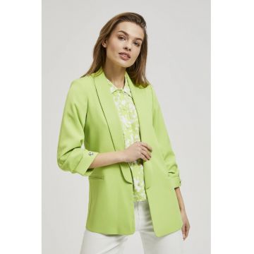 Sacou verde cu maneci 3/4 - Verde