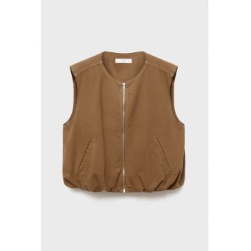 Vesta crop cu fermoar