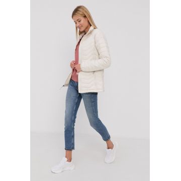Columbia Geacă femei, culoarea crem, de tranzitie