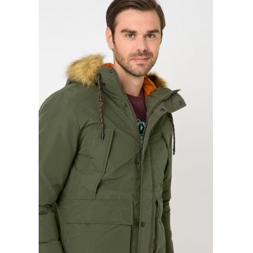 Jack & Jones - Geaca cu blana sintetica Super