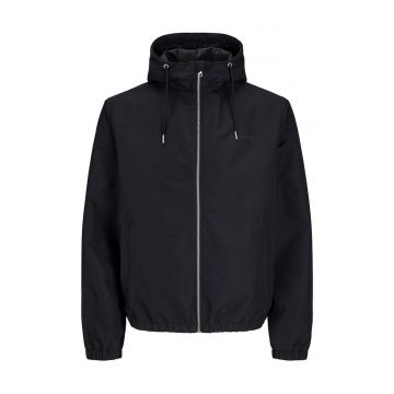 Geaca de tranzitie barbati - Jack Jones - neagra - 50% poliester reciclat - 50% poliester -