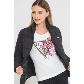 Geaca matlasata cu fermoar