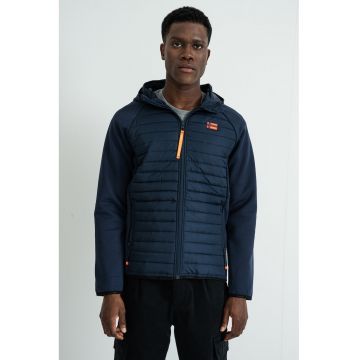 Jacheta cu fermoar si logo discret Donald