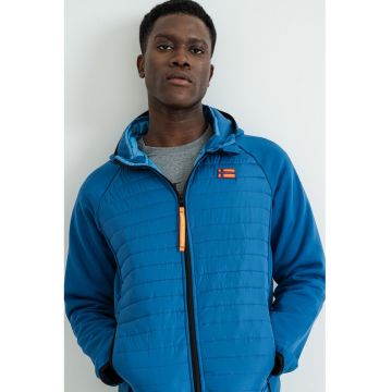 Jacheta cu fermoar si logo discret Donald