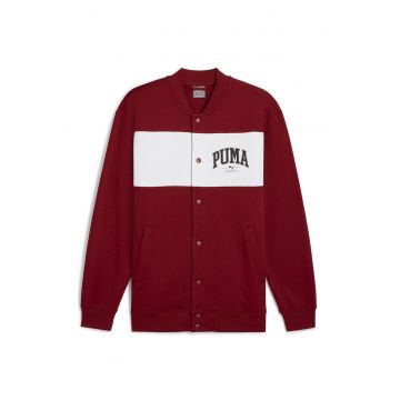 Jacheta cu logo pe piept si buzunare oblice