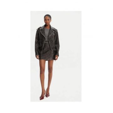 Jacheta lejera din piele ecologica