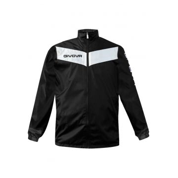 Jacheta sport barbati -  Poliester/Nylon - Alb/Negru