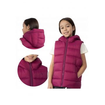 Vesta pentru copii -  Poliester - Visiniu