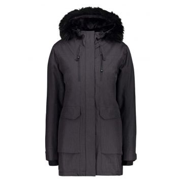 Geaca cu insertie de blana artificiala -