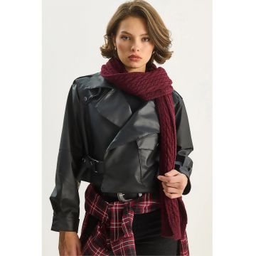 Geaca dama -  jacheta supradimensionata - neagra - textila