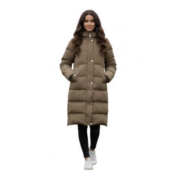 Geaca lunga matlasata -