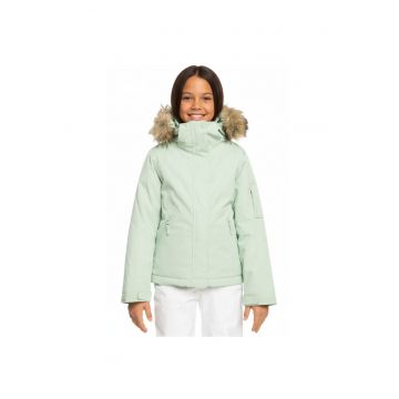 Geaca regular fit de ski cu glugă detașabilă